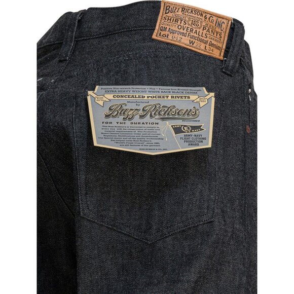 Buzz Rickson'S Ma-1 Jeans Tag Size 32 Men - Picture 4 of 4